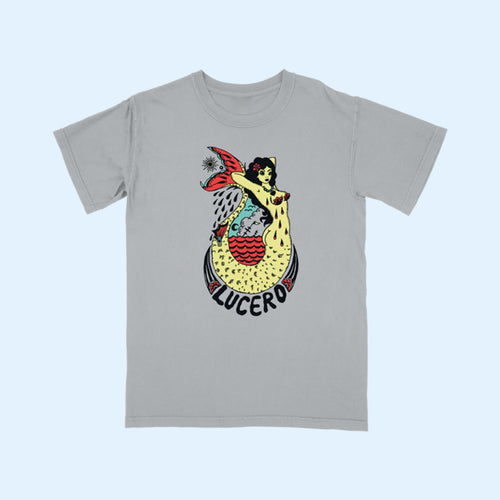 Lucero Merch 2026 Mermaid T-Shirt Lucero Shirt Cool Gift For Music Lover