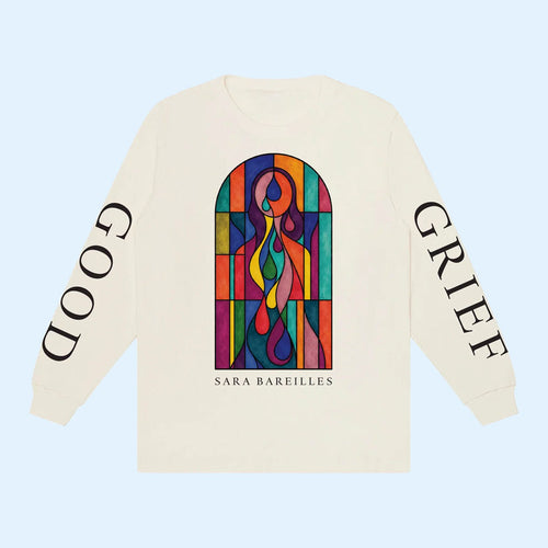 Sara Bareilles Merch 2026 Stained Glass Long Sleeve Shirt Sara Bareilles Good Grief Shirt Gifts