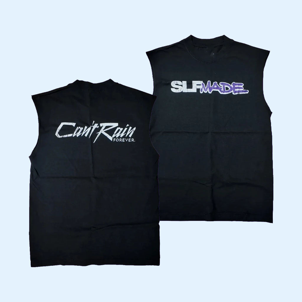 Lil' Keke Donke713 Merch 2026 Slfmade Can't Rain Forever Black Tank Top Gift For Rapper Fans