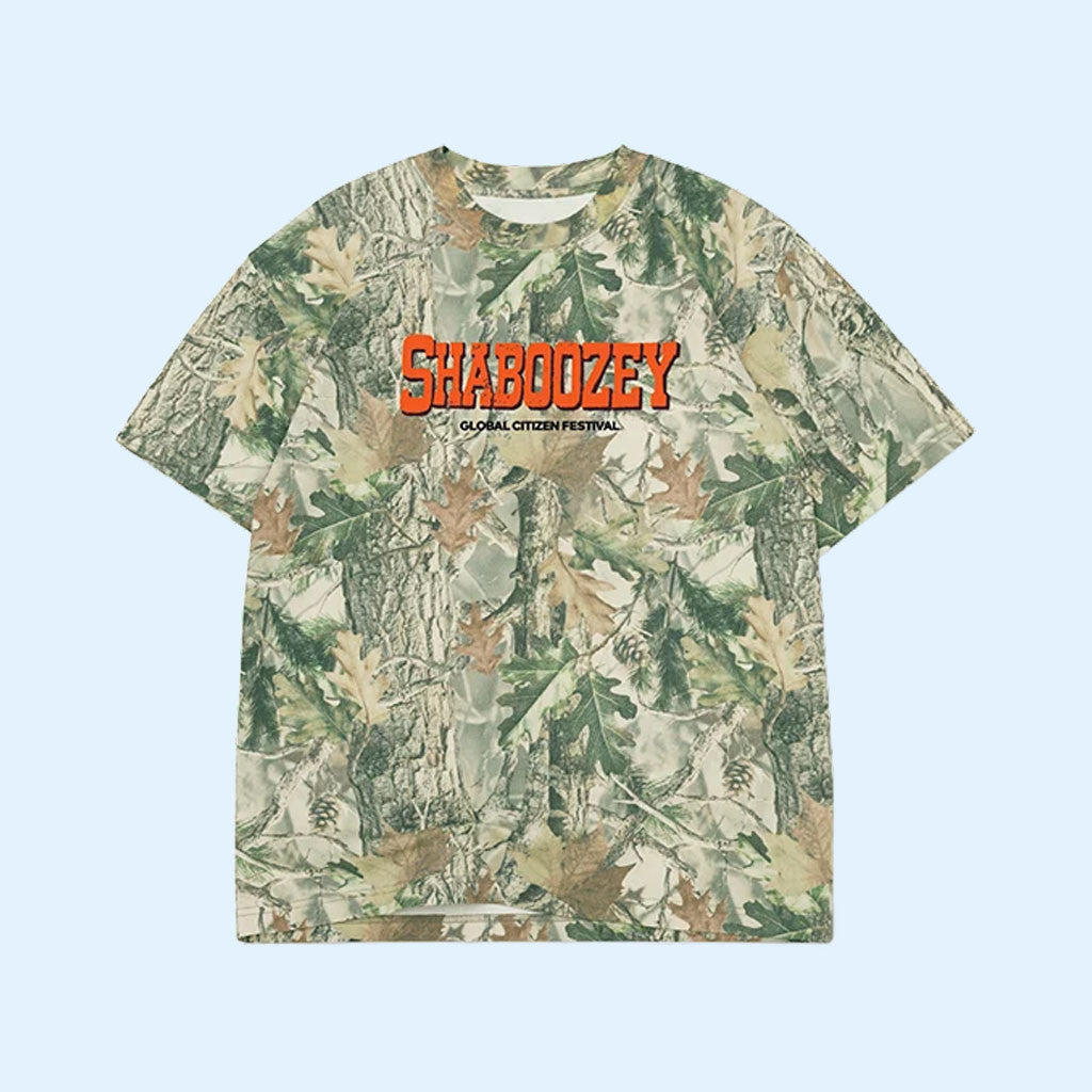 Global Citizen Merch GCF 2026 Shaboozey T-Shirt Camo Cool Gift For Music Lover