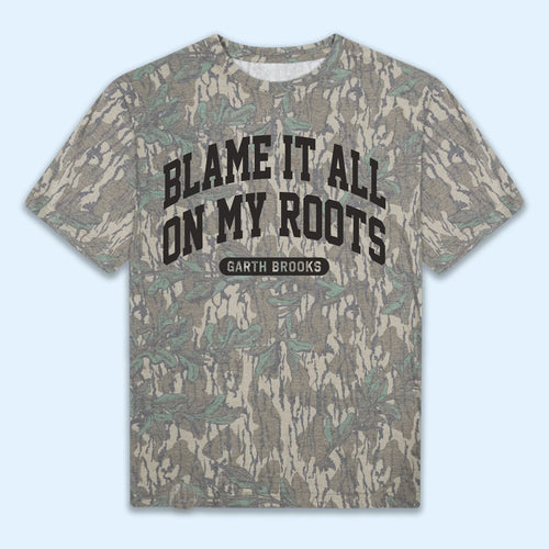 Garth Brooks Merch 2026 Camo Blame It T-Shirt Present For Country Music Fans