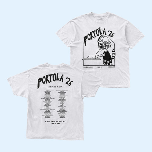 Portola Music Festival Merch Spinnin' 2026 Lineup T-Shirt Music Related Gifts For Guys