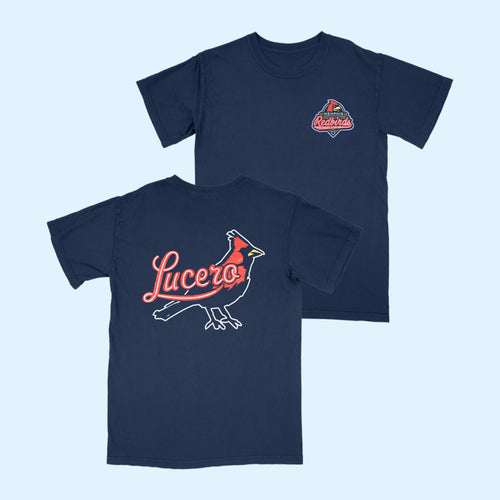 Lucero Merch 2026 Lucero X Memphis Redbirds T-Shirt Gifts For A Rock Music Lover