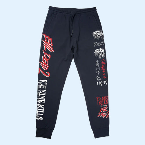Ice Nine Kills Merch 2026 Dead By Dawn Joggers INK X Evil Dead 2 Merch Present For Fans