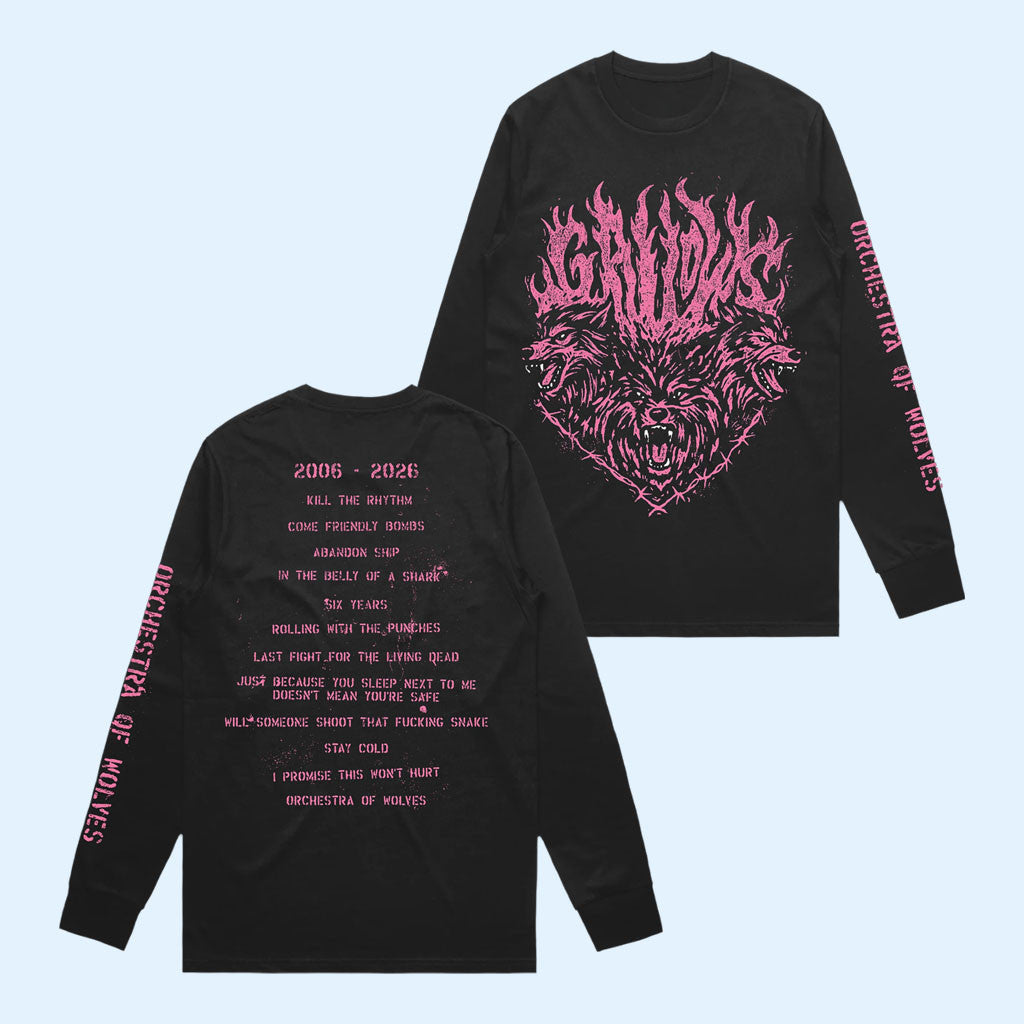 Gallows Merch 2026 Orchestra Of Wolves By We Three Club Long Sleeve Shirt Gift For Band Fans