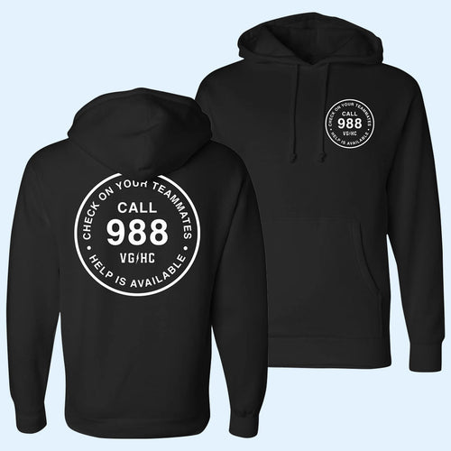 Violent Gentlemen Hockey Club Merch 2026 Stamp Hoodie Call 988 Hoodie Gift For Husband