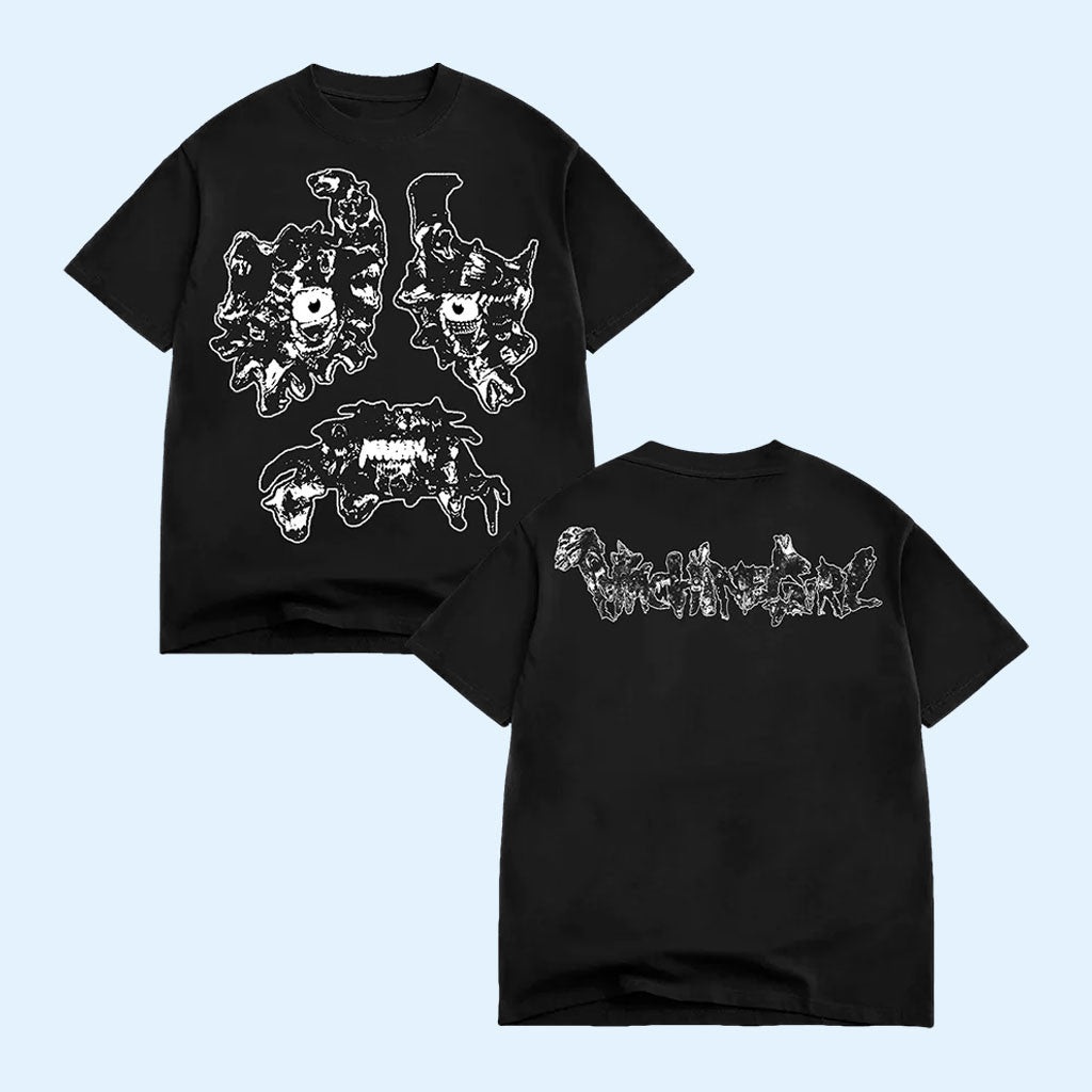 Machine Girl Merch 2026 The Ugly Art T-Shirt Black Best Gifts For Music Lovers