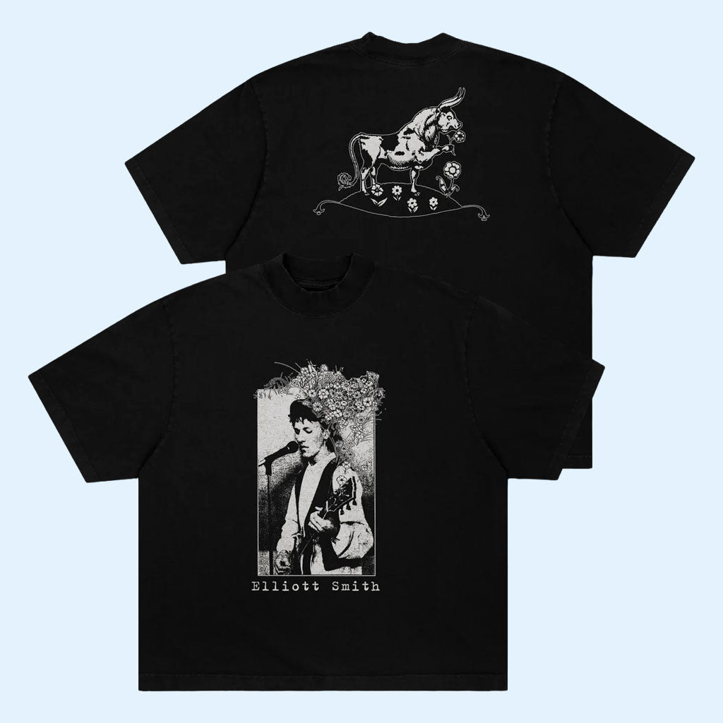 Rusty Mailbox Merch 2026 Either Or T-Shirt Black Elliott Smith Shirt Gifts For Music Lovers