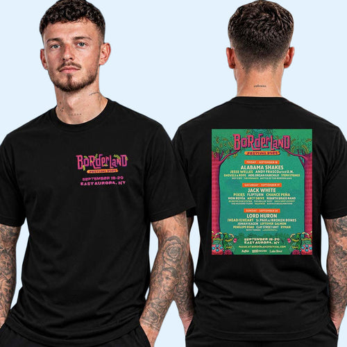 Borderland Festival Merch 2026 Line Up T-Shirt Music Festival Apparel Gift For Fans