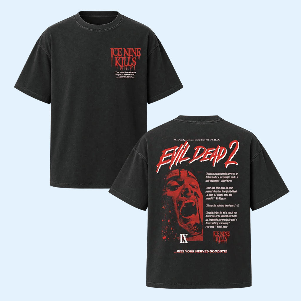Ice Nine Kills Merch 2026 Psycho's Grave Reviews T-Shirt INK X Evil Dead 2 Merch Gift For Fans
