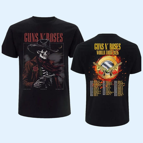 Guns N' Roses Merch 2026 GNR Globe Life Field Arlington TX Sep 9 T-Shirt Tour Event Graphic Tee