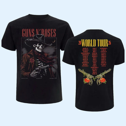 Guns N' Roses Merch 2026 GNR Arlington Event T-Shirt At Globe Life Field September 9 2026 Tee