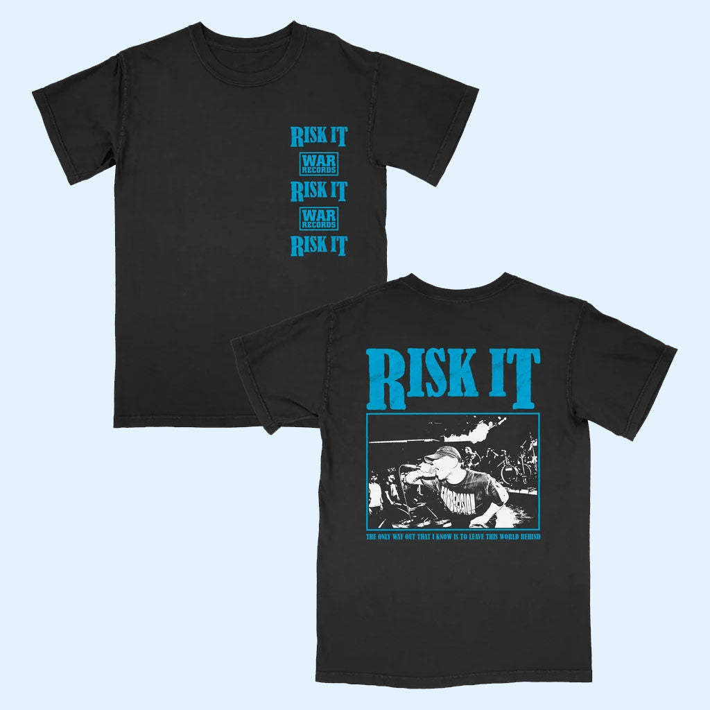 War Records Merch 2026 Risk It Shirt Mercy For None T-Shirt Black Gift For Brothers