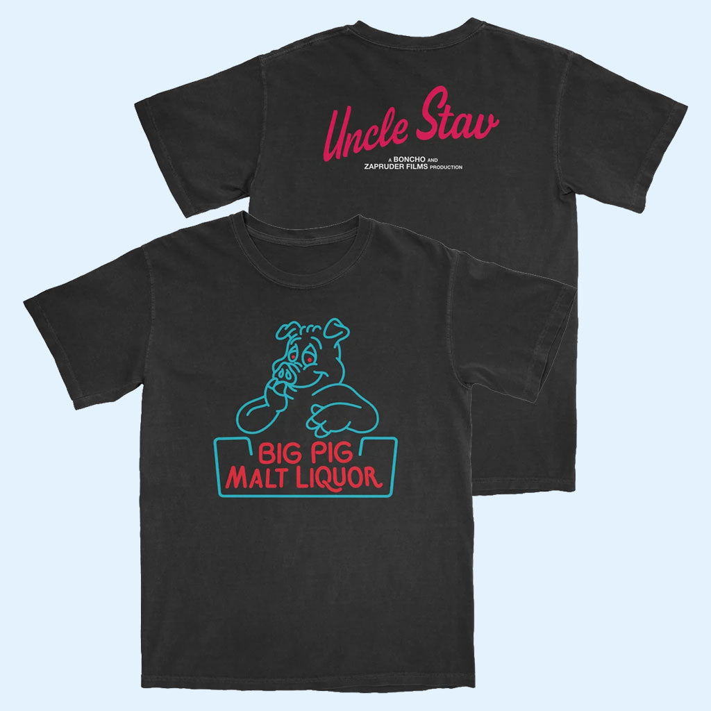 Stavros Halkias Stavvy Merch 2026 The Uncle Stav Big Pig Malt Liquor T-Shirt Gift For Brothers
