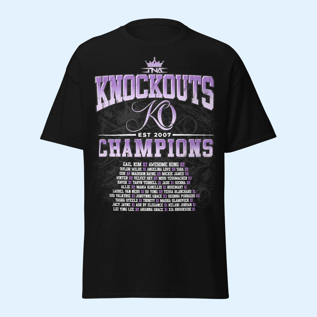 TNA Merch 2026 Knockouts Champions T-Shirt Gift Ideas For Husband