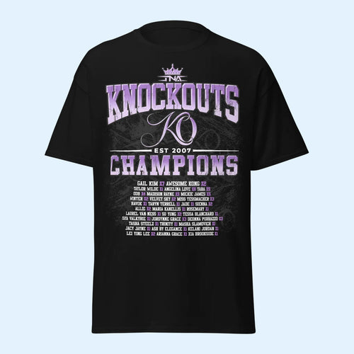 TNA Merch 2026 Knockouts Champions T-Shirt Gift Ideas For Husband