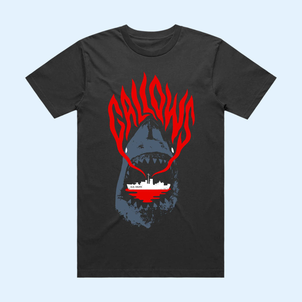 Gallows Merch 2026 Shark T-Shirt Gallows Band Shirt Gift Ideas For Husband