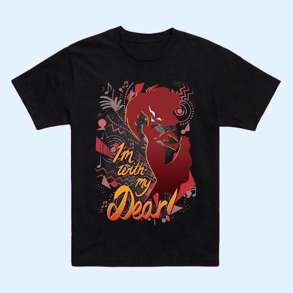 Hazbin Hotel Merch 2026 Rosie BFF T-Shirt I'm With My Dear Shirt Cartoon Fan Gift