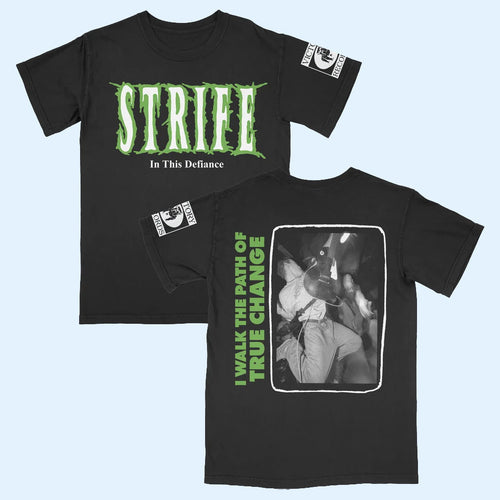 War Records Merch 2026 Strife Destroy T-Shirt Black Present Ideas For Music Lovers