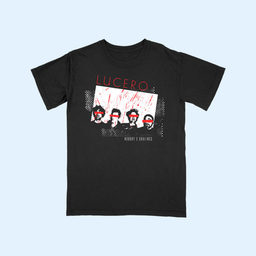 Lucero Merch 2026 Nobody's Darlings Anniversary T-Shirt Black Music Related Gifts