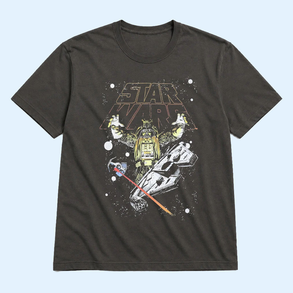 Heroes Villains Merch 2026 Vader To Take The Tarkin Vintage T-Shirt Star Wars Merch Fan Gifts