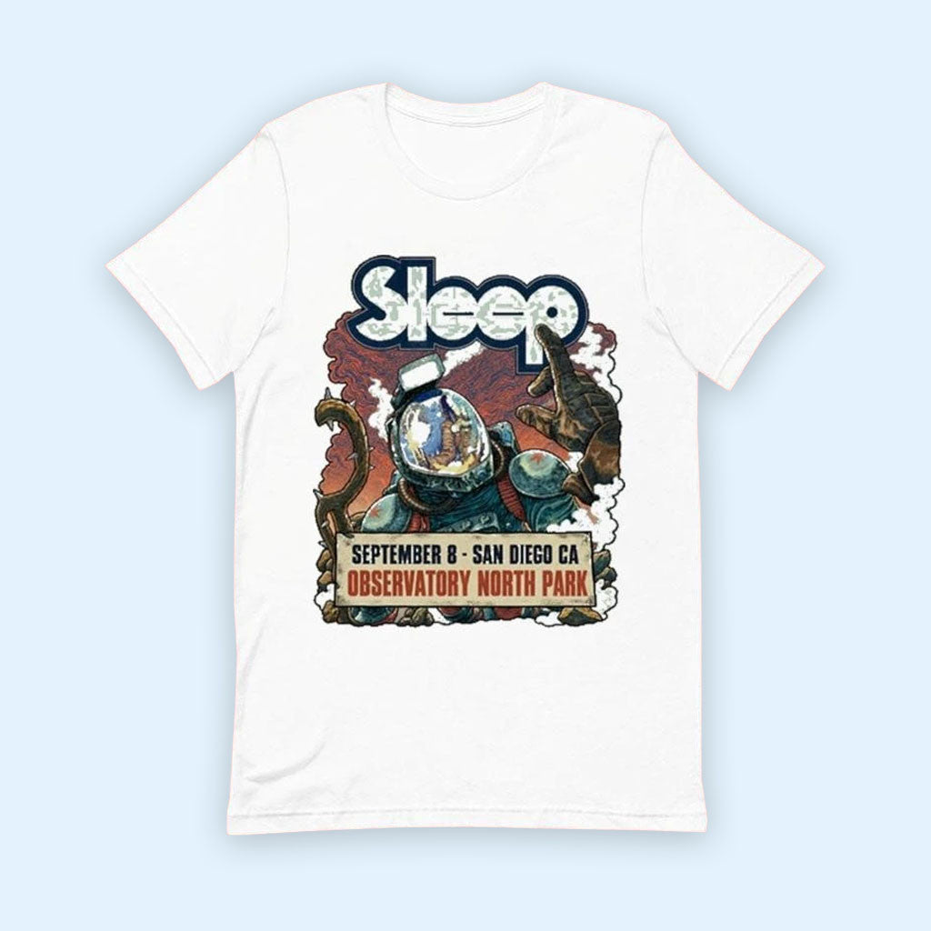 Sleep Merch Sep 8 2026 Observatory North Park In San Diego California T-Shirt Gift For Band Fan