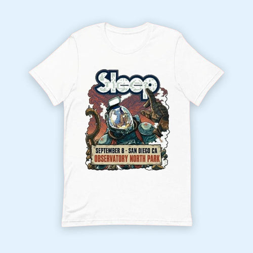 Sleep Merch Sep 8 2026 Observatory North Park In San Diego California T-Shirt Gift For Band Fan