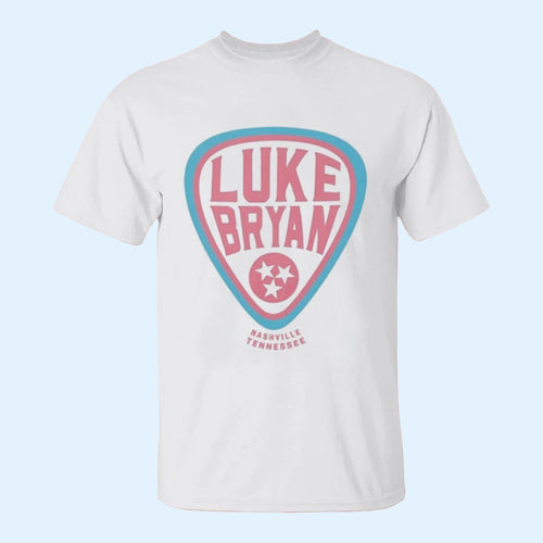 Luke Bryan Merch 2026 Luke Bryan Nashville Tennessee Pick T-Shirt Gift For Music Lovers
