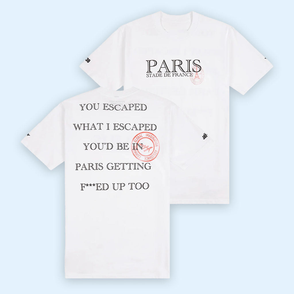 JAY Z 30 Merch 2026 Paris Escaped T-Shirt JAY Z 30 Tour Merch Gift For Rapper Fans