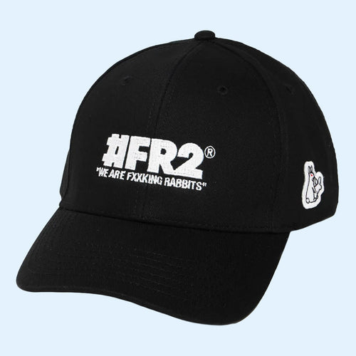 FR2 Merch 2026 Embroidered #FR2 Logo Hat We Are Fxxking Rabbits Hat Gift For Dudes