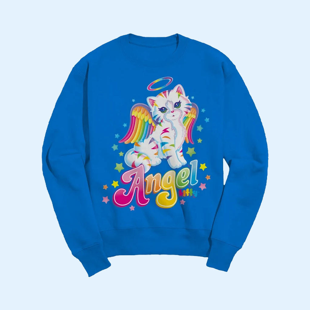 Lisa Frank Merch 2026 Angel Kitty Crewneck Sweatshirt Birthday Gift For Sisters