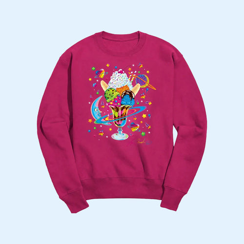 Lisa Frank Merch 2026 Saturn Sundae Crewneck Sweatshirt Gift Ideas For Sisters