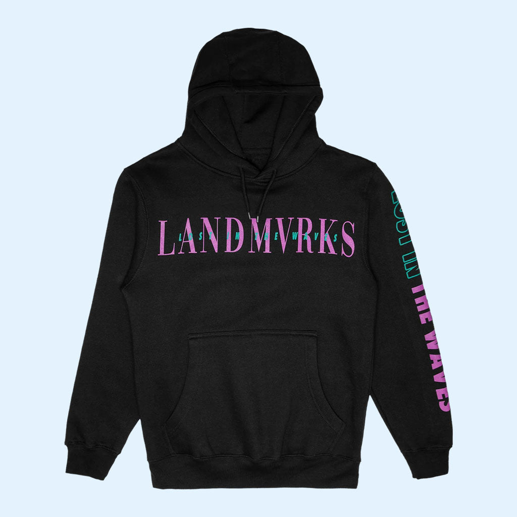 Landmvrks Merch 2026 Lost In The Waves Black Hoodie Best Gifts For Music Lovers