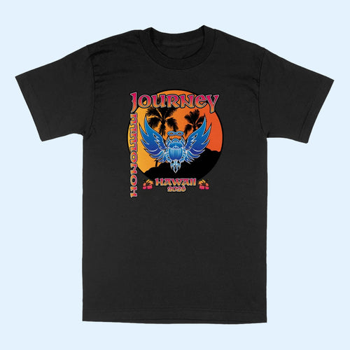 Journey Music Merch 2026 Black Hawaii Event T-Shirt Music Gifts For Music Lovers
