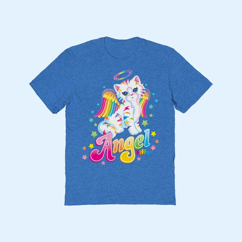 Lisa Frank Merch 2026 Angel Kitty T-Shirt Cute Rainbow Cat Shirt Gift For Besties