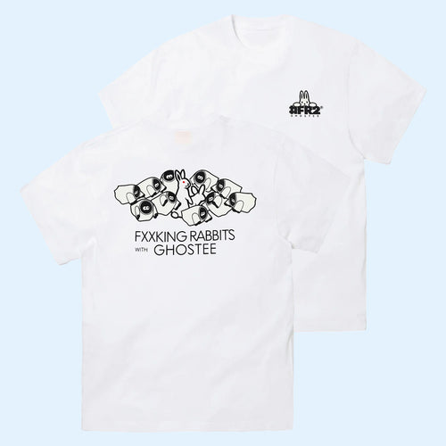 FR2 Merch 2026 GhosTee X #FR2 T-Shirt White Good Gifts For Boyfriend