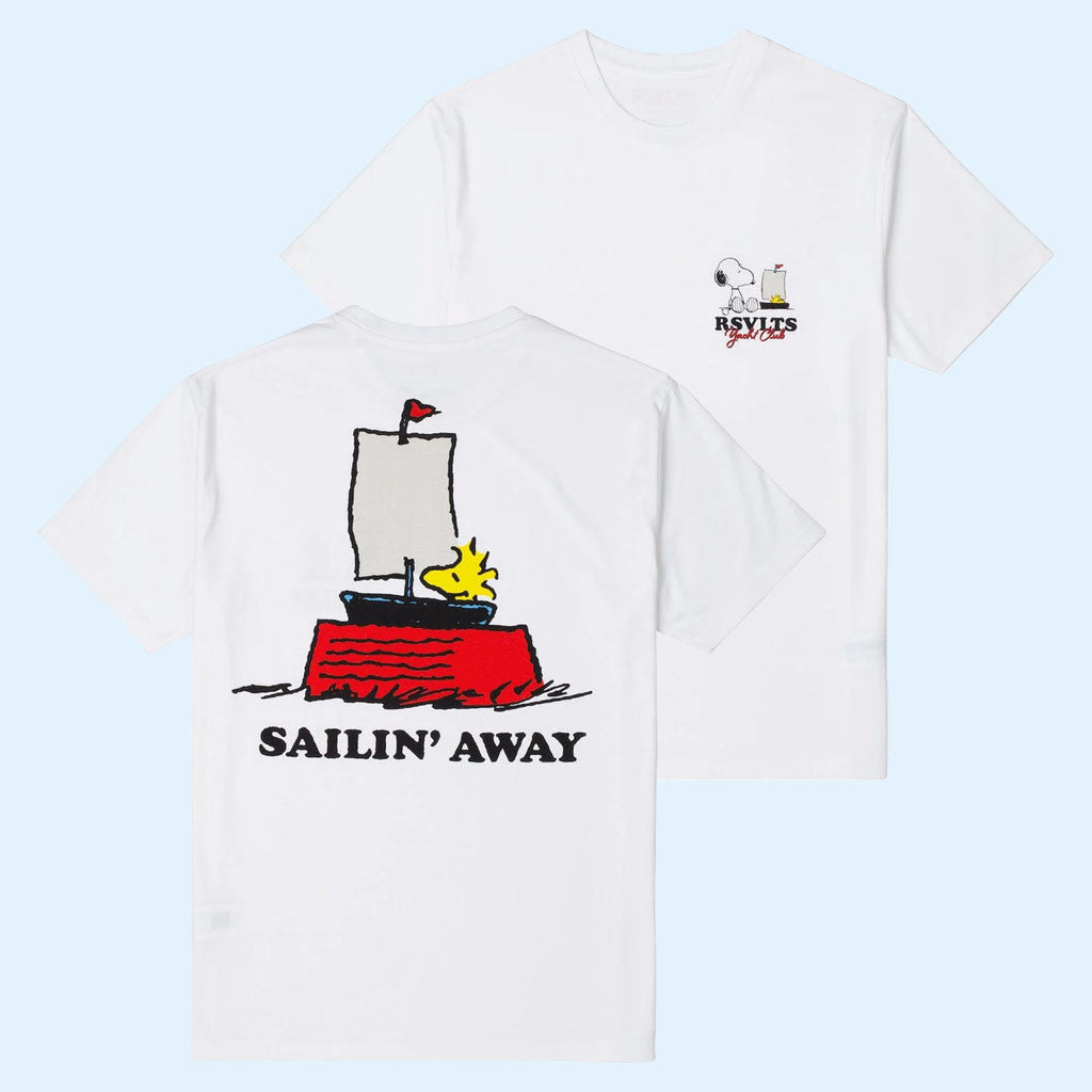 RSVLTS Merch 2026 Peanuts Sailin' Away T-Shirt Good Gifts For Boyfriend