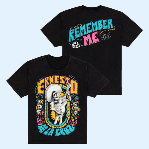 RSVLTS Merch 2026 Disney And Pixar Coco Remember Me T-Shirt Gift For Cartoon Lovers
