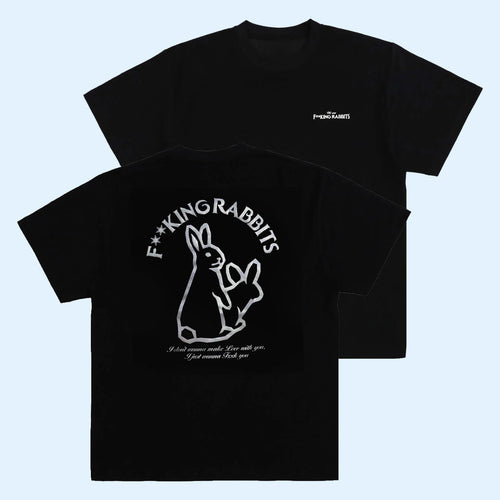 FR2 Merch 2026 Frozen Icon T-Shirt Black Fking Rabbits Shirt Gift Ideas For Friends