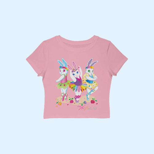 Lisa Frank Merch 2026 Ballerina Bunnies Baby Tee Cute Gift For Girlfriend