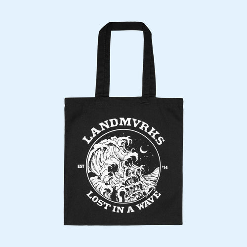 Landmvrks Merch 2026 Lost In The Waves Tote Bag Cool Gifts For Music Lovers