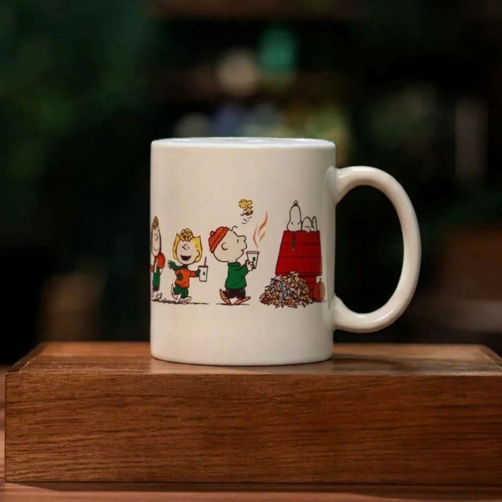 Starbucks X Peanuts Merch 2026 Snoopy Charlie Brown Mug Peanuts Autumn Fall Coffee Cup Gifts