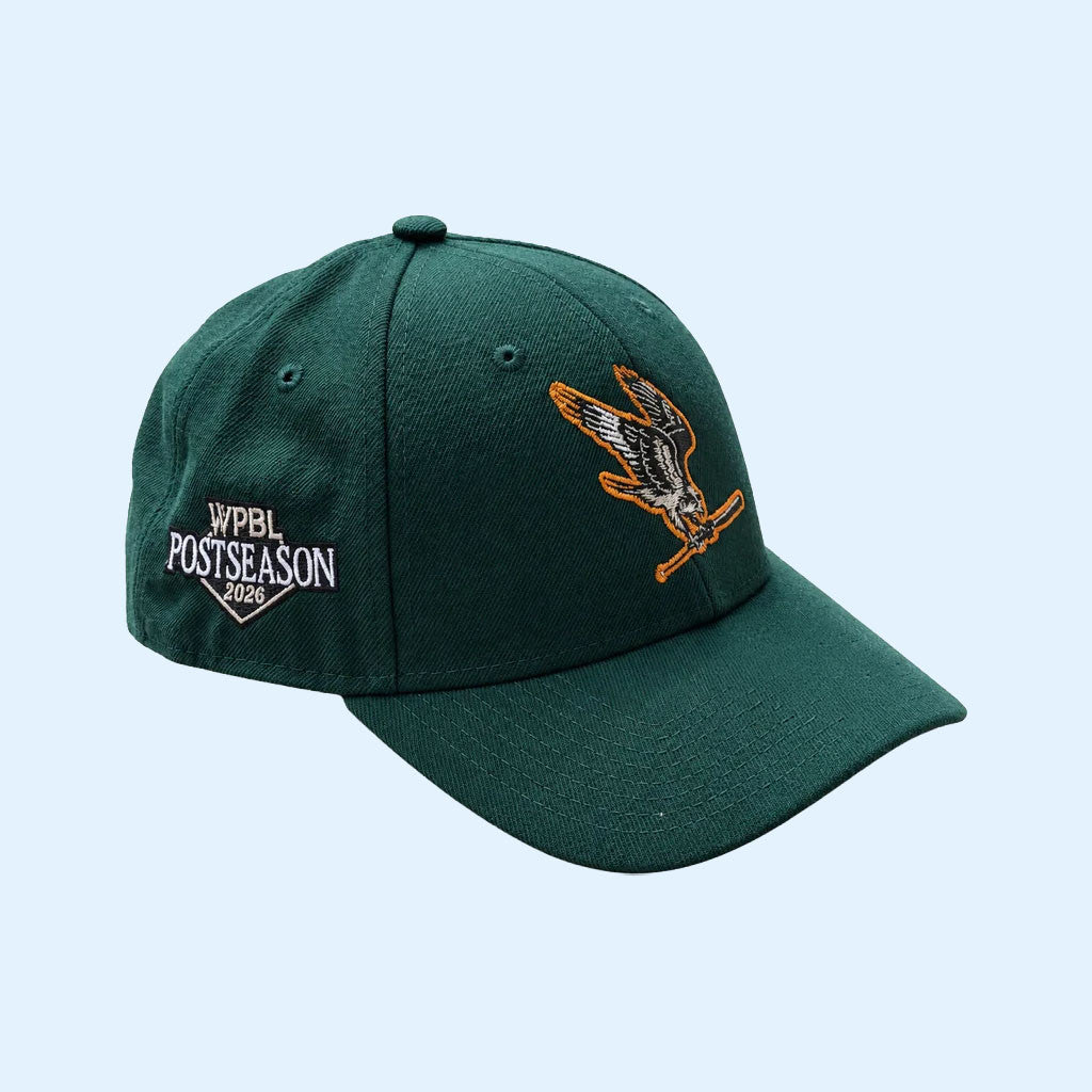 Women's Pro Baseball League Merch WPBL Boston Hunters 2026 Postseason New Era Hat Embroidered