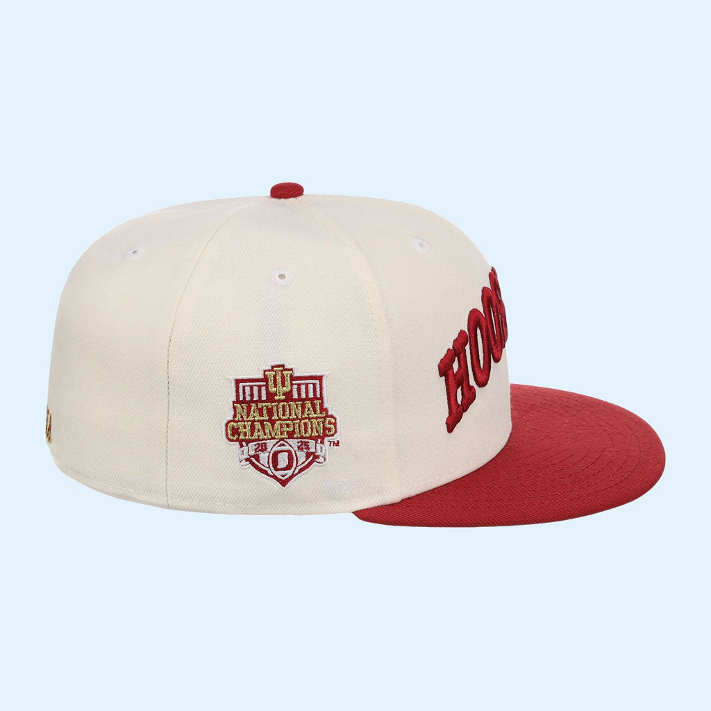 NCAA X LIDS Hat Drop Merch Indiana Hoosiers NCAA CFB Start Of Season New Era Snapback Hat