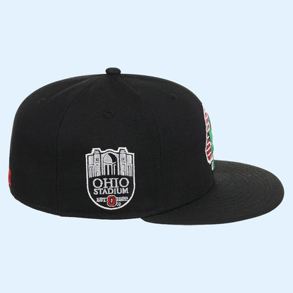 NCAA X LIDS Hat Drop Merch Ohio State Buckeyes NCAA CFB Start Of Season New Era Snapback Hat