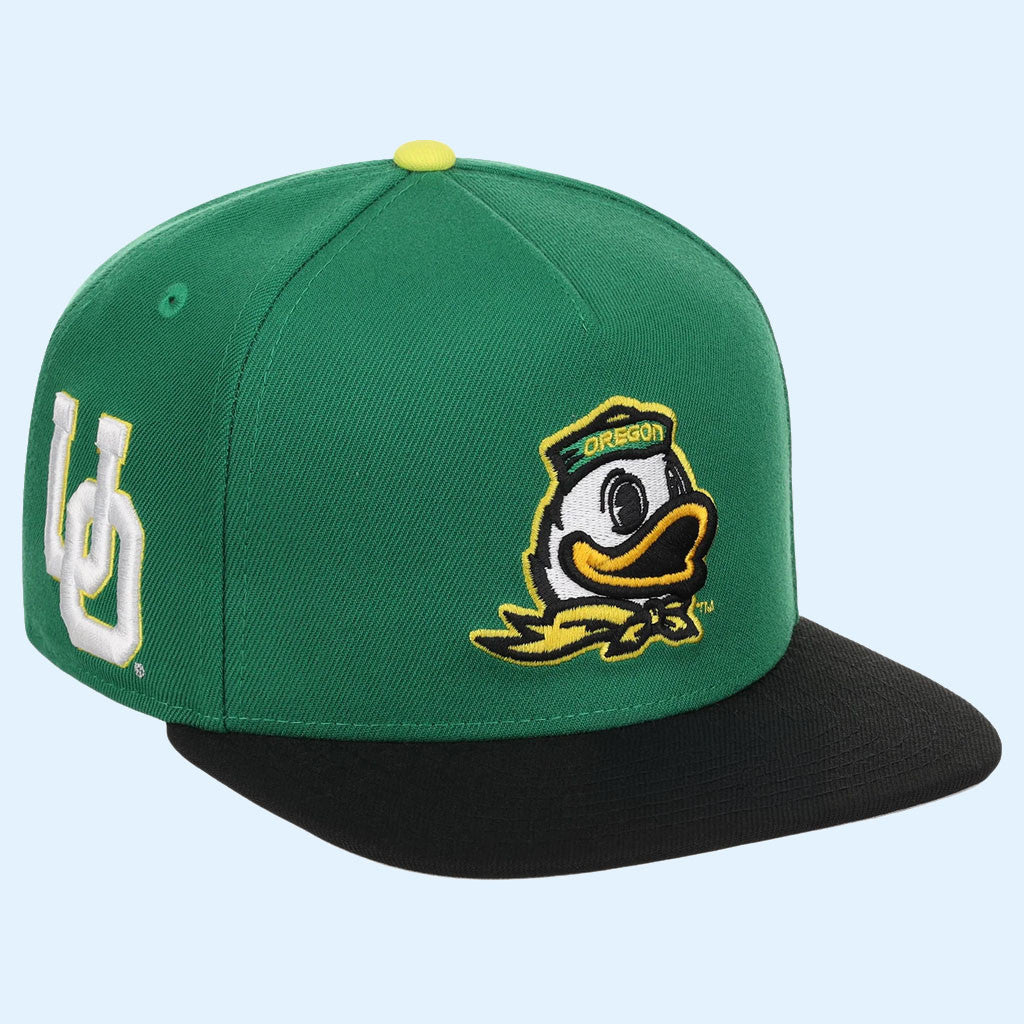 NCAA X LIDS Hat Drop Merch Oregon Ducks College Football Start Of Season New Era Snapback Hat