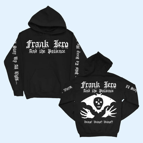Frank Iero Merch 2026 Veins Hoodie Black Frank Iero And The Patience Merch Gift For Fans