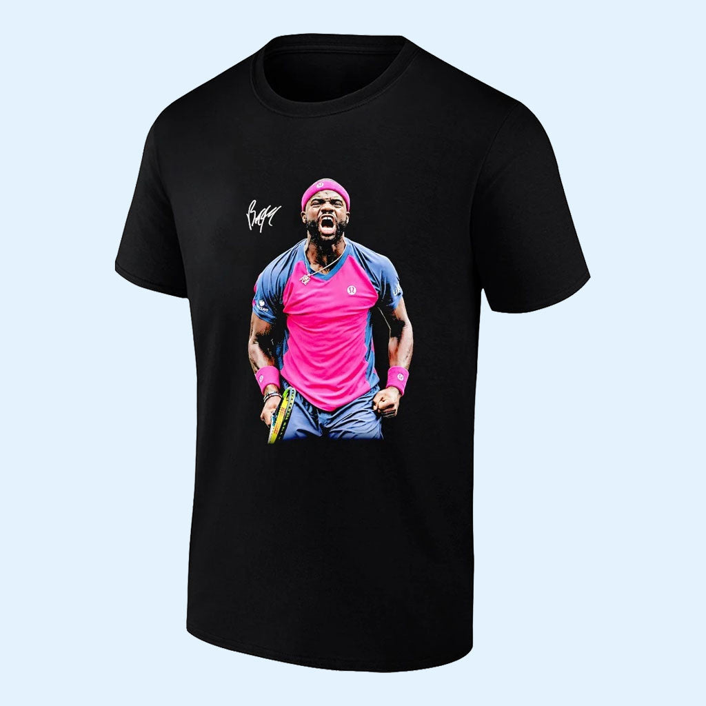 Big Foe Merch 2026 Frances Tiafoe Big Foe Signature T-Shirt Black Gift For Tennis Lover