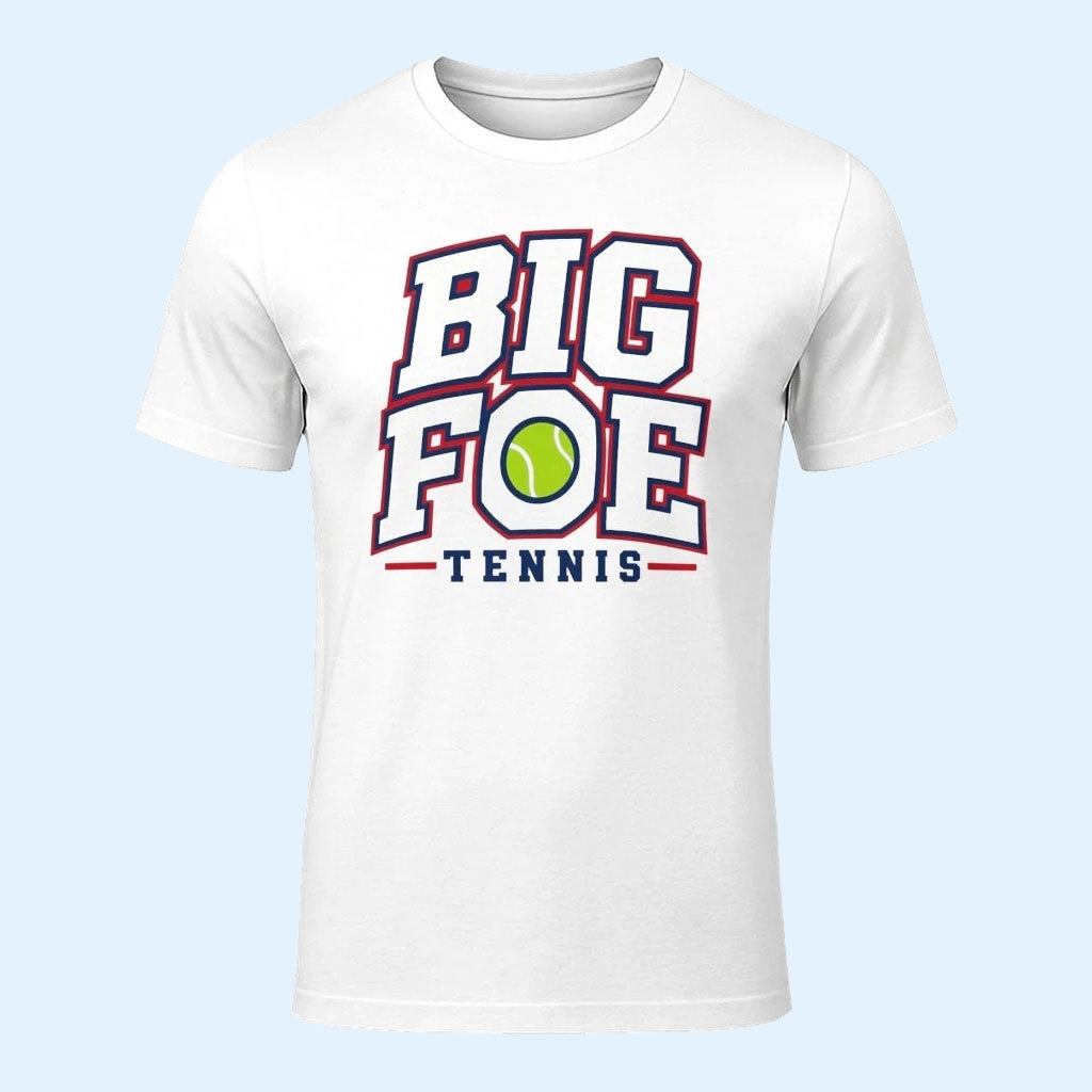 Big Foe Merch 2026 Big Foe Tennis T-Shirt Frances Tiafoe Shirt White Gift For Tennis Fans