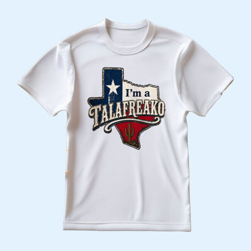 James Talarico Merch 2026 I'm A Talafreako Texas Map Vintage T-Shirt Gifts For Texans